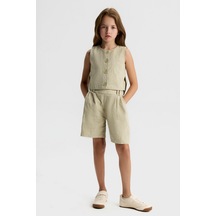 Nk Kids Kız Çocuk Lara Yelek Nk-31367-y Yeşil