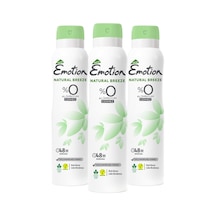 Emotion Natural Breeze Kadın Sprey Deodorant 150 ML x 3