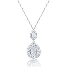 Diamond Line-Gülaylar - Beyaz Altın 14 Ayar Trend Kolye N11.24940