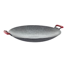 Oms 40 Cm Granit Saç Kavurma Tava Kapaksız 3225 Gri Siyah Oms 40 Cm Granit Saç Kavurma Tava Kapaksız 3225 Gri Siyah