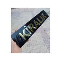 Kiralık Dekor Plakalık - Pleksi 1 Ad. - 52,7x 11,7 Cm - Tüm Araçlara Uyumlu - 577716312