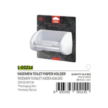 Yasemen Kapaklı Wc Kağıtlık Kahverengi