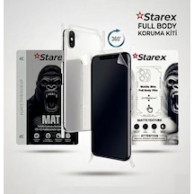 Samsung Uyumlu F17 Nano Ekran Koruyucu Matte Hayalet - Full Arka Kaplama 360 Koruma Starex