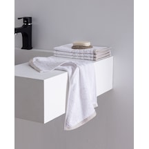 Madame Coco Opale 4'lü Pamuklu El Havlusu - Bej - 30x45 Cm 8684427297193 Ekru