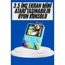 Çocuklara Özel 4k Hd Retro Oyun Konsol El Atari Taşınabilir 500 Oyunlu Belirtilmemiş