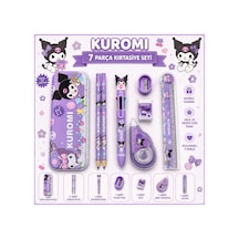 Sevimli Karakter Kuromi 7 Parça Kırtasiye Hediye Seti