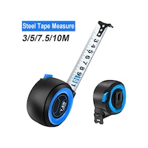 5 M 25 Mm-çelik Mezura 3 5 7.5 10 Metre Kalınlaşmış Kendinden Kilitlemeli Kauçuk Aracı Cetvel Yapı Araçları Ölçme Önlemleri