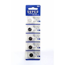 Supex Cr1216 C5 3v Lityum Düğme Pil 5'li Paket
