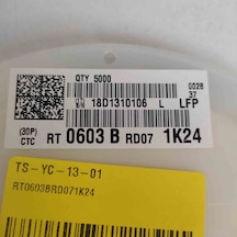 Rt0603brd071k24 603 %1 1k24 Smd Direnç 500 Adet