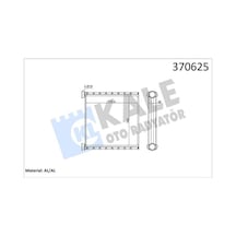 Kale 370625 Kalorifer Radyatörü - Vw Tiguan 2018- 1.5 Tsi 5wa819031