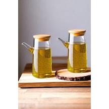 2 Li Borosilikat Cam Yağlık Sirkelik 330ml 3826-2