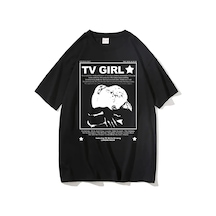 Tarzsokak Siyah Tv Tshirt Unisex Fransız Çıkış Albümü Hediye Indie Müzik Fan Tee Severler Rock Ba Siyah