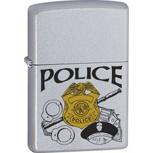 Zippo Police Zippo Lighter Çakmak - 49007-00063-model46 Çok Renkli