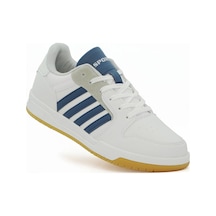Letao Unisex Günlük Spor Ayakkabı Koşu Yürüyüş Sneaker Beyaz - Lacivert