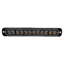 9v-36v 12 Led Mini Bar Off-road Fonksiyonlu Çakar Turuncu 190 28 Mm