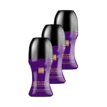 Black Suede Charm Erkek Antiperspirant Roll-on Deodorant 50 Ml. Üçlü Paket