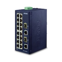 Planet Pl-ıfgs-1822tf 16 Port 10/100tx 2 Port Gigabit Tp/sfp Combo Endüstriyel Switch