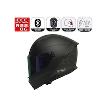M910 Voge Motosiklet Kaskı Spoiler Mod Güneş Vizörlü Full Face Kask Siyah
