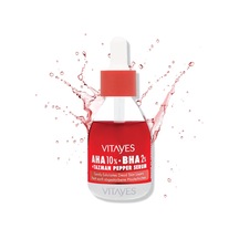 Aha%10 Bha%2 Kırmızı Peeling Cilt Serumu - Gözenek Sıkılaştırıcı, Cilt Canlandırıcı, Yenileyici, Ton Eşitleyici, Arındırıcı, Siyah Nokta Ve Akne Karşıtı, Anti-aging, Yaşlanma Karşıtı 30 Ml