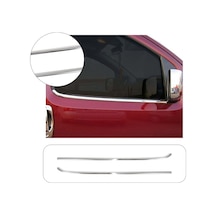 Peugeot Bipper Uyumlu 2007 Ve Üzeri Krom Cam Çıtası 2 Parça Paslanmaz Çelik