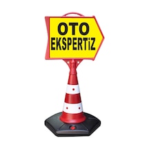 Oto Exspertiz Temalı Uyarı ve Ok Reklam Dubası