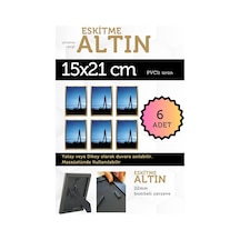 Altın-6 Adet Pvc Li 15x21 Cm 22mm Bombeli Çerçeve Fotoğraf Resim Çerçevesi Ayaklı Veya Duvara Asma Yatay-dikey 38659798