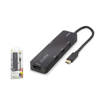 İetop Tuh305 Type-c 3.2 Gen1 Combo Hub Pd Hdmı 4k 5 Port 5 Gbps Siyah