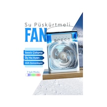 Type-c Hava Serinletici Su Püskürtmeli Fan Sessiz Masa Fanı