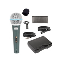 Lastvoice Lv-680 Profesyonel Dinamik EL Mikrofonu (Çift Kablo Sünger Tutacak Çanta )