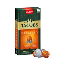 Jacobs Capsule Espresso 7 Classico 10'lu 52 G - 7 Adet Tarı