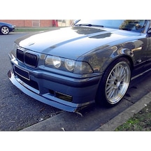 HasAkman Bmw E36 M3 Ön Tampon Lip Piona Black 1991 - 1998 Abs Plastik