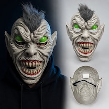 Neon Yeşil Gözlü Saçlı Canavar Plastik Maske - Aıaı-898247 18