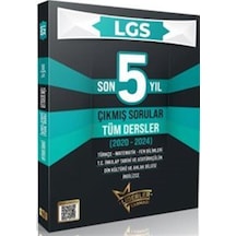 Lgs Son 5 Yıl Tüm Dersler Çıkmış Sorular 2020-2024 / Kolektif