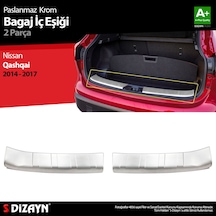 S-Dizayn Nissan Qashqai 2 Krom Bagaj İç Eşiği 2014-2017
