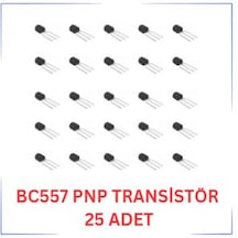Bc557 Pnp Transistör 25 Adet