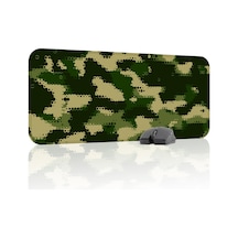 Kamuflaj Kaymaz Dikişli Kauçuk Oyuncu Mousepad V1 - 70x30 Xl Gaming Mouse Pad Fare Altlığı