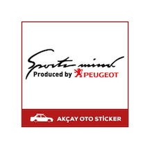 Sport Mid Sticker Produced By Peugeot Sticker Peugeot Oto Sticker