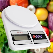 Lcd Ekranlı Dijital Hassas Mutfak Terazisi Tartısı Baskülü Kahverengi