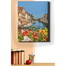 Webstyle Sayılarla Boyama Seti Kasnaklı Köprüden Köprüye Bakış 40 X 50 Cm