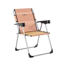 Argeus Rock Katlanabilir Kamp Sandalyesi Bardaklı - Bakır A-20-r9