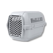 Modern Tasarım Kedi Ve Köpek Taşıma Kutusu Orta Boy - Gri