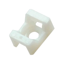 Gwest Vidalı Kroşe 16 x 10 x Ø5mm - Beyaz - 10 Adet