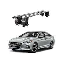 Royal Hyundai Sonata Vıı 2015-2019 Uyumlu Gri Ara Atkı Port Bagaj Tavan Barı