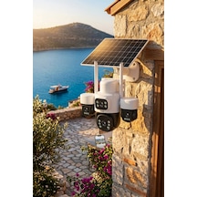 Inox-x14 4 Lens E-sim/wifi Solar Güvenlik Kamerası