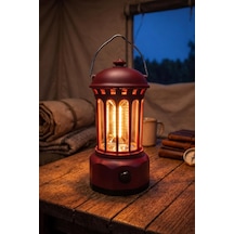 Glr L800br Retro Tasarım Şarjlı Kamp Lambası - 250 Lümen Vintage Fener