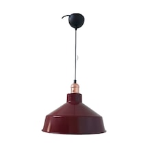 Retro Metal Bordo Bakır Duylu Dekoratif Ruktik Tekli Sarkıt Kafe (537176656)