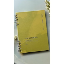 Spiralli 80 Yaprak Çizgisiz A5 Defter, Not Defteri, Okul Defteri, 4 Farklı Renk Seçeneği 03 Ol