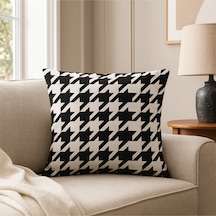 Turkıshrug Kıngdom Kazayağı Desenli Kırlent Kılıfı 43x43 Cm Şık Ve Zamansız Tasarım 43 X 43 Çok Renkli
