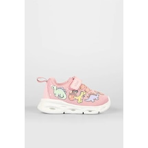 Vicco Dino Işıklı Spor Ayakkabı Pudra Pudra