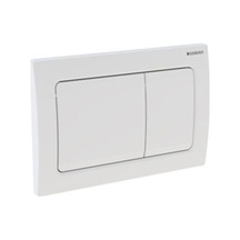 Geberit Alpha30 115.055.11.1 Kapağı,Çift Basmalı ,Beyaz